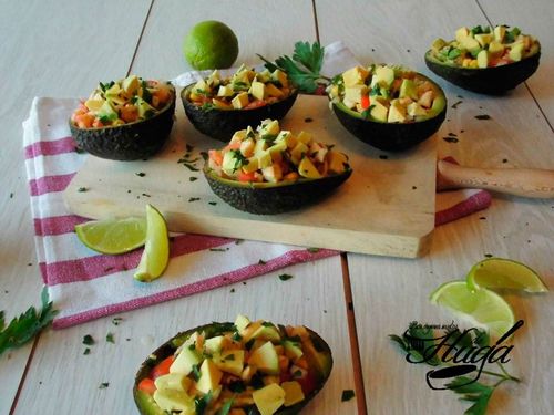 Aguacate a la mexicana