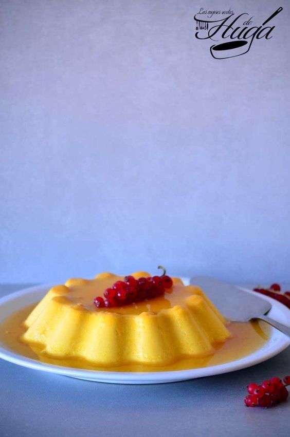 Flan de huevo plato