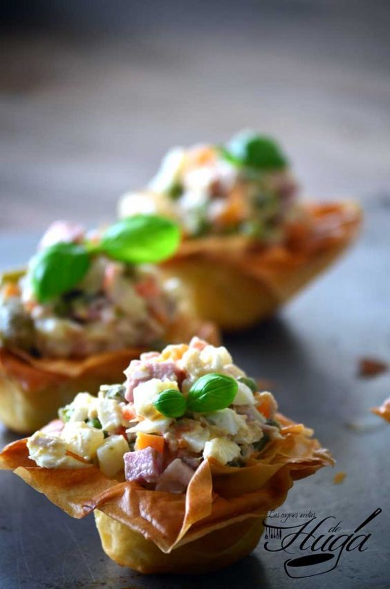 Ensaladilla Rusa tartaleta