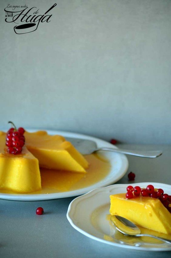 Flan de huevo porción