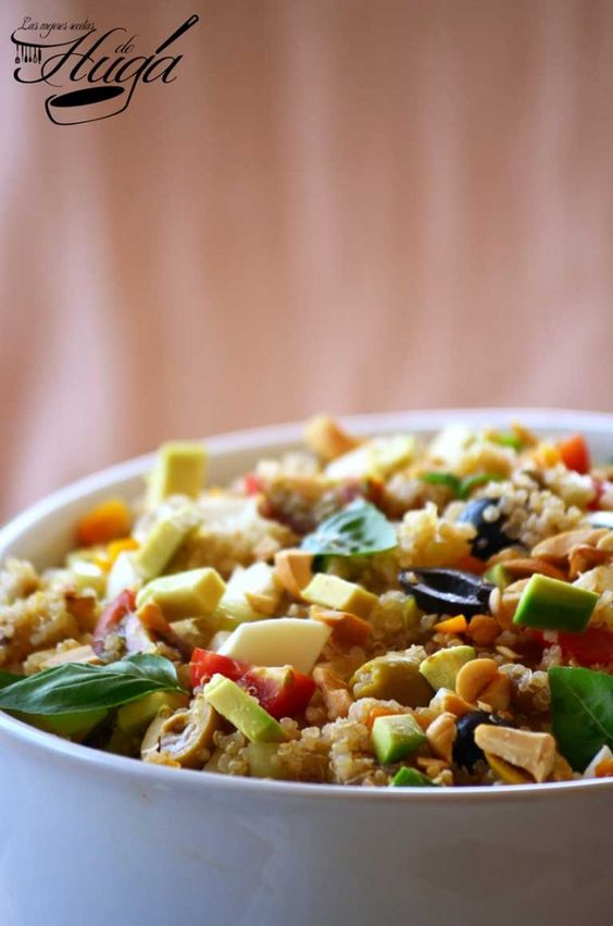 Ensalada de quinoa cantidad