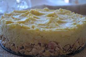 Pastel de pollo y puerros