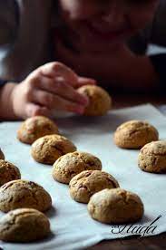 Mini cookies de chocolate y nueces - niño