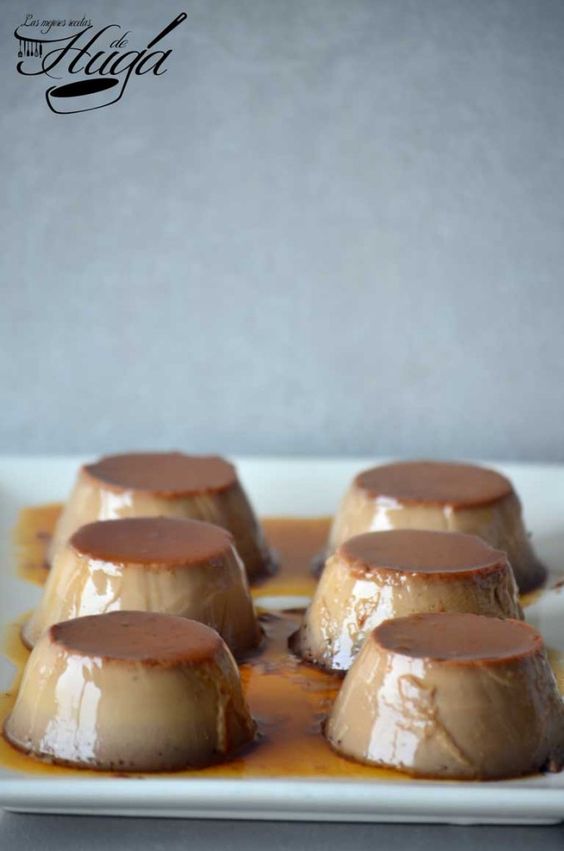 Flan de chocolate bandeja