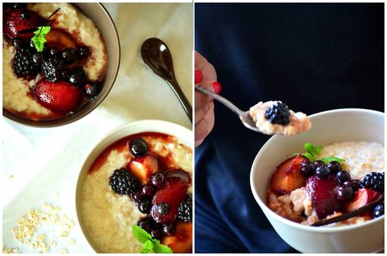 Gachas de avena o Porridge pareja