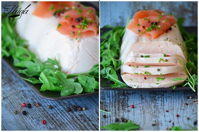 Mousse de salmón ahumado al vodka pimienta