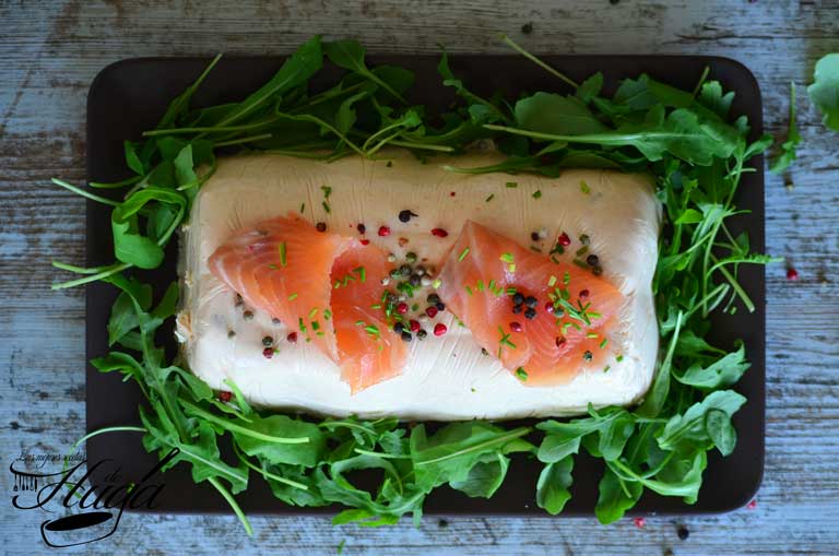 Mousse de salmón ahumado al vodka receta