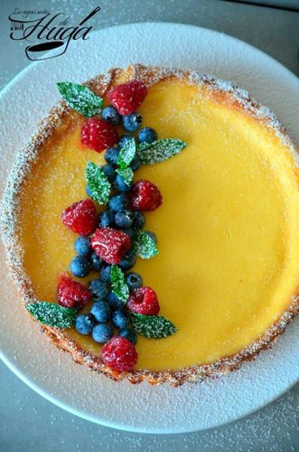 Tarta de queso cremoso al horno