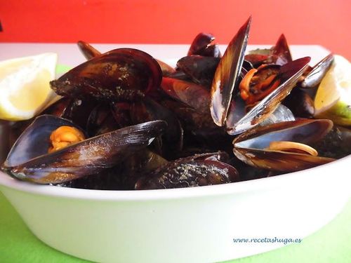 mejillones al vapor