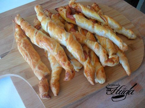 Tirabuzones de Bacon y Cheddar