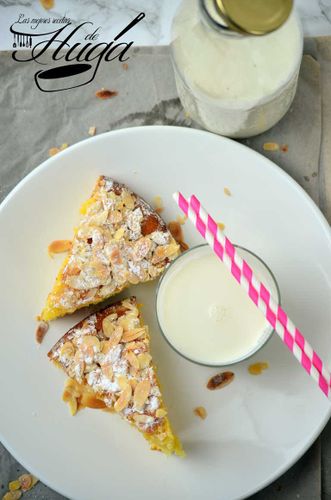 Bizcocho de almendras pajita
