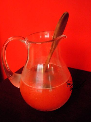 Bebida refrescante de fresa