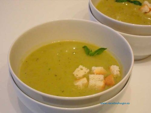 crema de guisantes