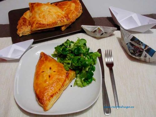 Hojaldre de lubina relleno de vieiras