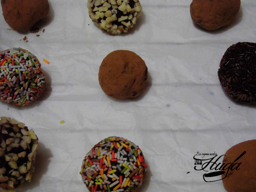 Trufas de chocolate