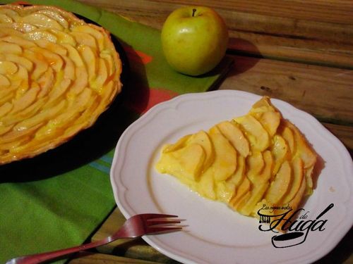 Porción tarta de manzana