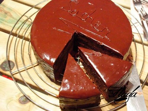 Tarta Sacher 2 trozos