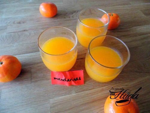 Vasos gelatina de mandarina