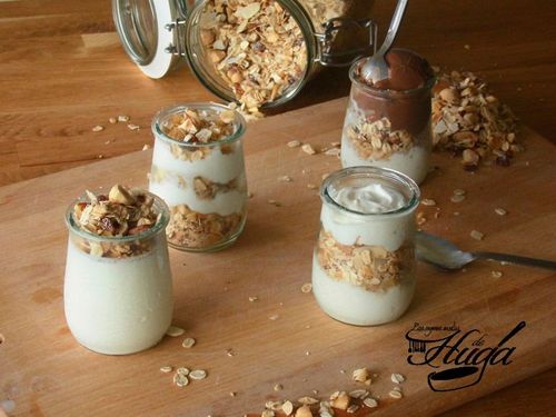 Muesli o granola con yogur