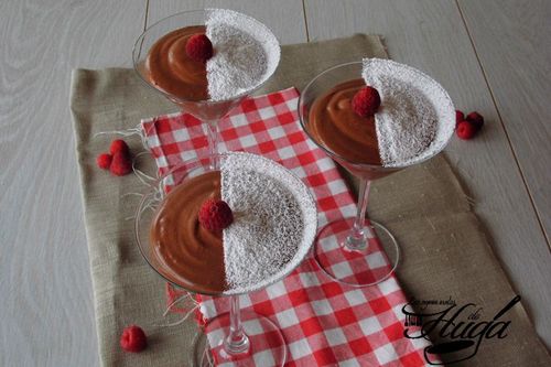 mousse de chocolate tres copas