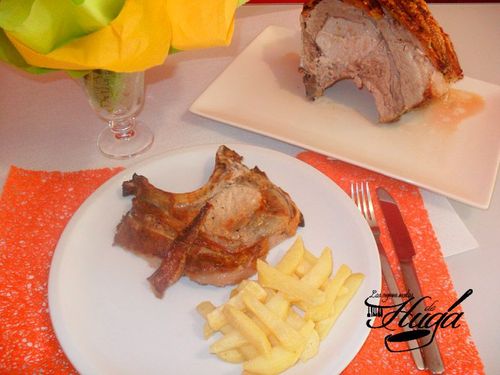Costillar asado